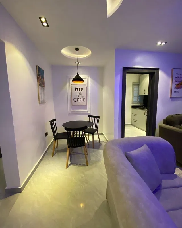 Living and dining area